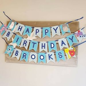 Happy Birthday Banner Blues Clues Handmade